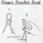 How to Finger Crochet Cord #1