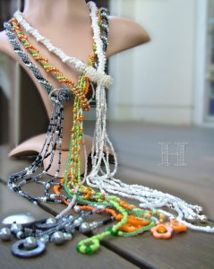 Bead Crochet Lariat (CH0316a-c)