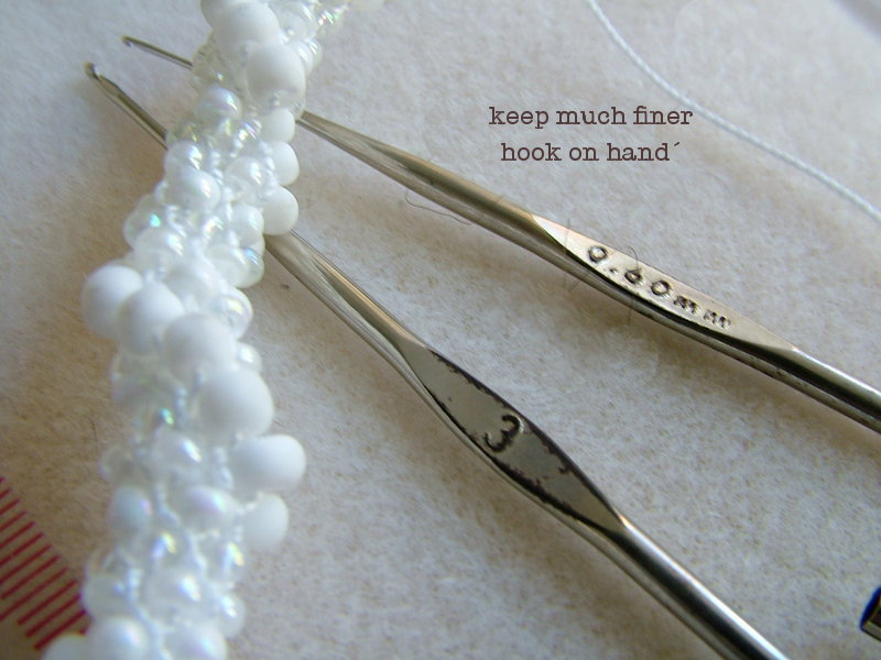 Beaded Rope Crochet - Tips and Tricks ・ClearlyHelena