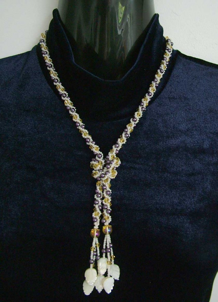 Beaded Crochect Y-Necklace (CC0024)