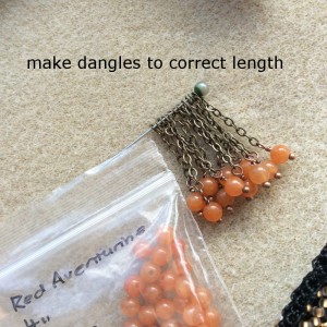 gemstone dangles for picture crochet purse