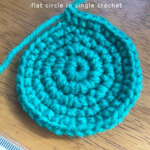 crochet flat circle sc-001