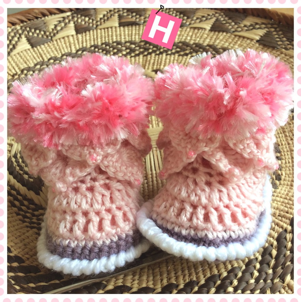 pink fluffy boots-CH0390-001