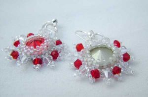red sun earrings ch0243-011