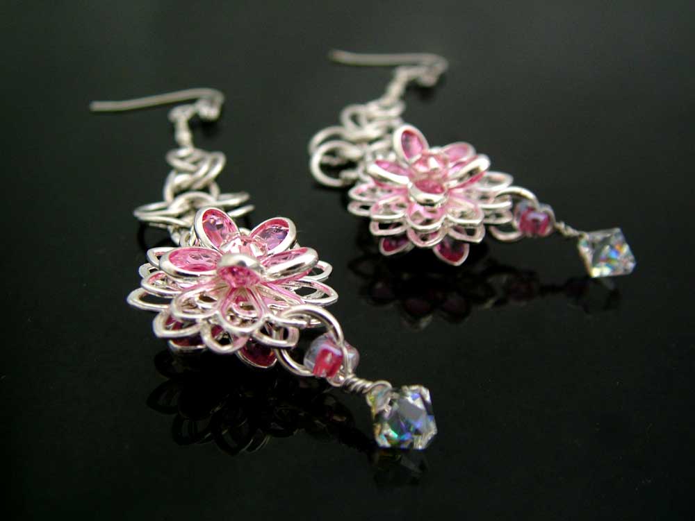 swarovski in bloom earrings ch0145-000