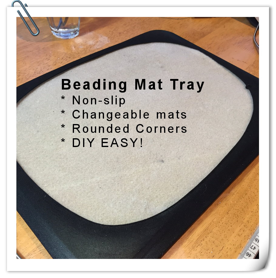 DIY beading mat tray / How to make a beading mat 