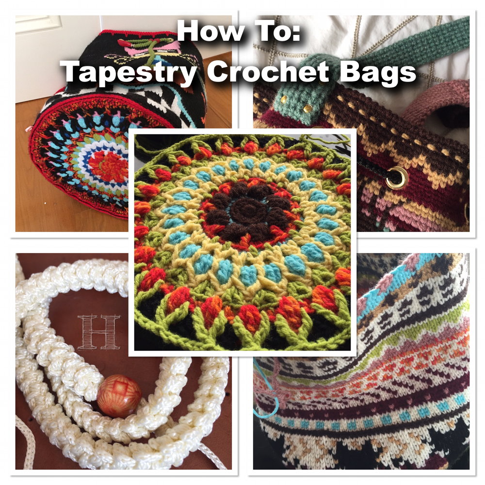 Crochet Bags - how to ・ClearlyHelena