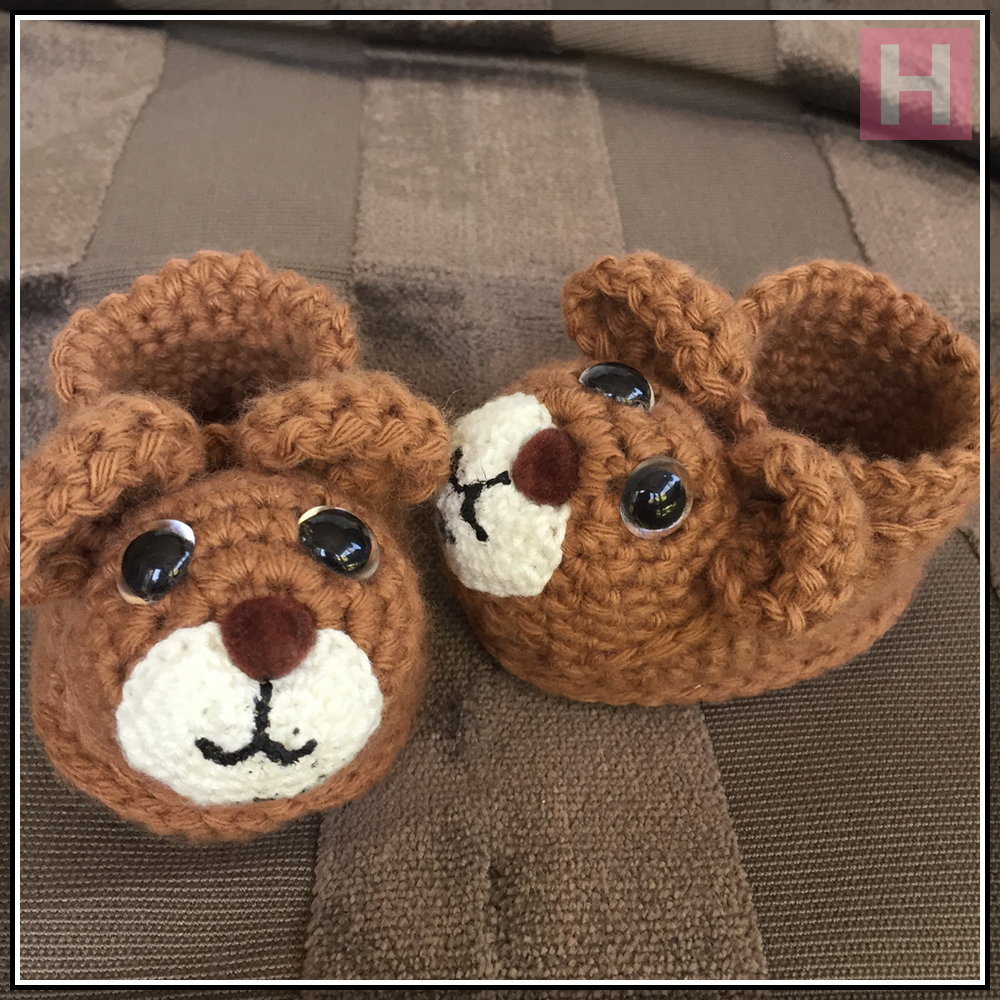 Teddy Bear Booties (How To) ・ClearlyHelena