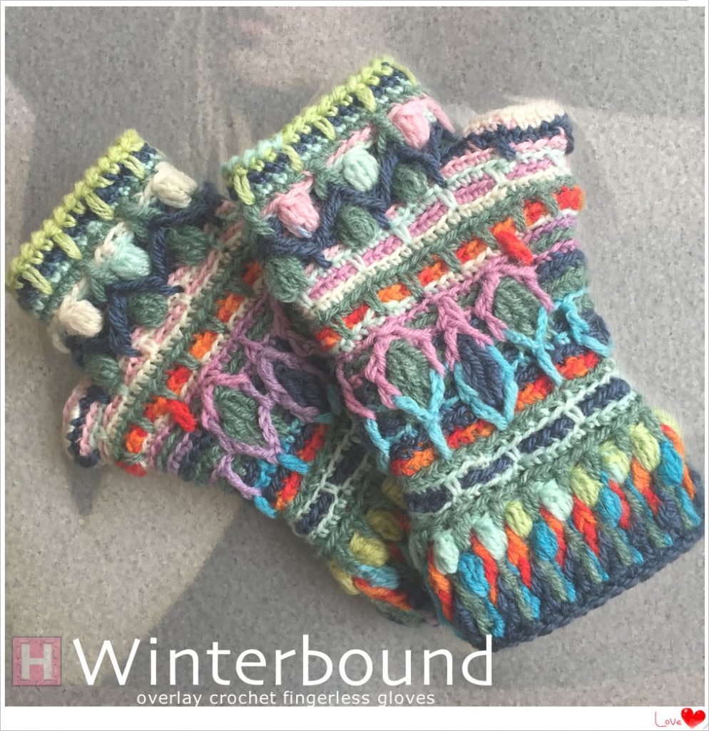 overlay crochet fingerless gloves CH0446-002