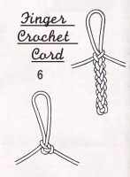 Step 6: Finger Crochet Cord