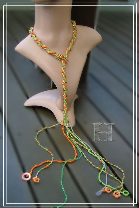 Lariat Tassels and Clasps - Bead Crochet Tips ・ClearlyHelena