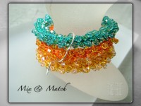 Beaded Crochet Bracelet