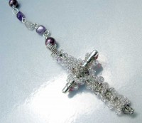 Wire Wrap Cross - back