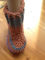 first crochet bootie