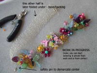 wire base for crochet bracelet