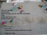 wire base for crochet bracelet