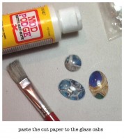 how to make customised glass cabochons