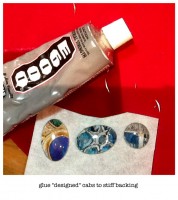 how to make customised glass cabochons