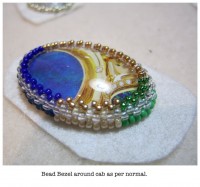 how to make customised glass cabochons