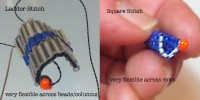 Ladder Stitch vs Square Stitch