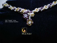 clasp: beaded-crochet-y-necklace