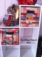 collage drawers - in progress