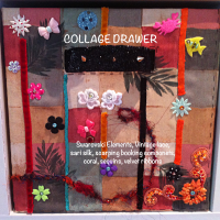 collage drawers - close up