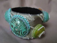 felted cabs bangle