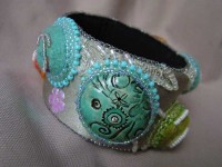 felted cabs bangle