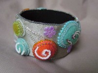 felted cabs bangle
