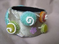 felted cabs bangle