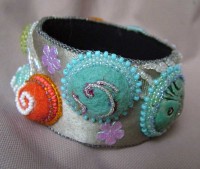 felted cabs bangle