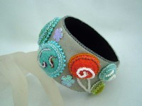 felted cabs bangle