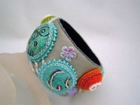 felted cabs bangle