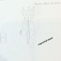 sketch handmade toilet roll holder-009