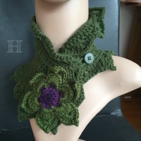 crochet neck warmer