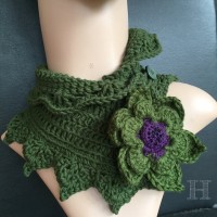 crochet neck warmer