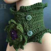 crochet neck warmer