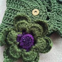 flowers for crochet neck warmer