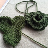 flowers for crochet neck warmer