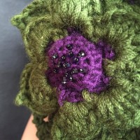 flowers for crochet neck warmer