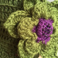 flowers for crochet neck warmer