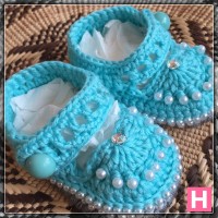 blue montee baby shoes CH0382-002