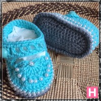 blue montee baby shoes CH0382-003