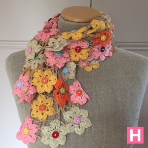 crochet flower shawl-CH0383-002