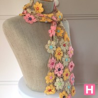 crochet flower shawl-CH0383-003