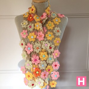 crochet flower shawl-CH0383-004