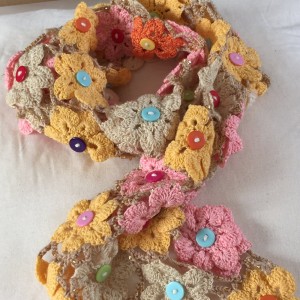 crochet flower shawl-CH0383-005