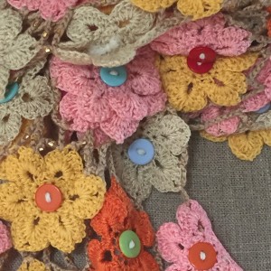crochet flower shawl-CH0383-006