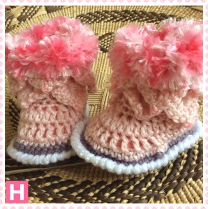 pink fluffy boots-CH0390-002